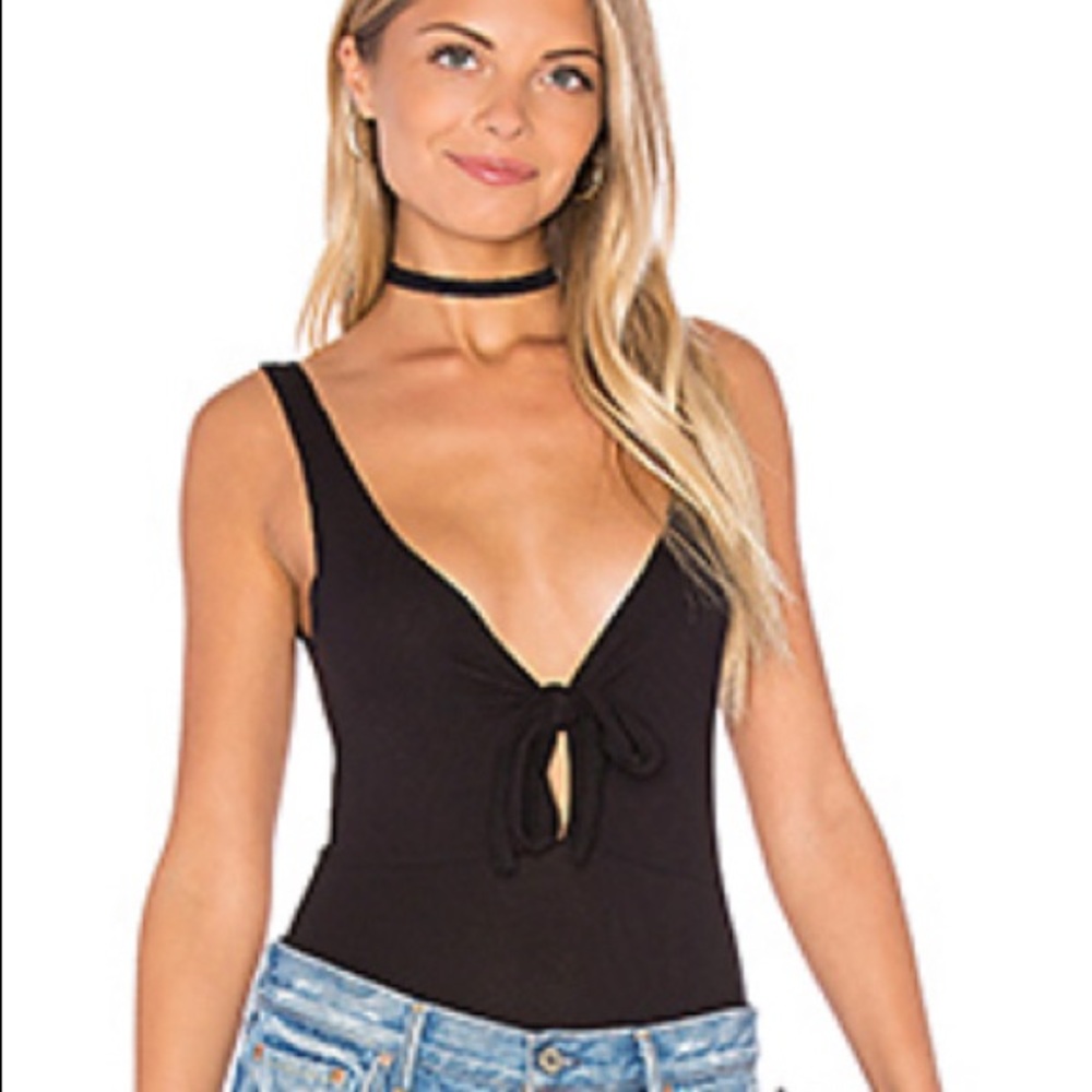 Lisakai Tie Front Bodysuit